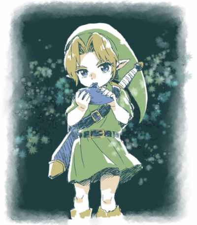 Playing an Ocarina Playing an Ocarina
