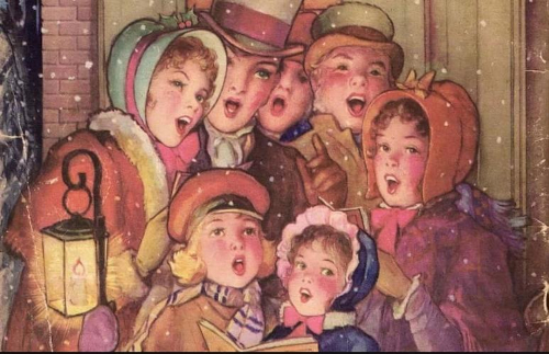 Carollers Singing the Coventry Carol