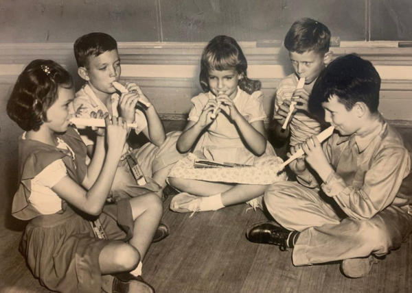 Playing Song Flutes