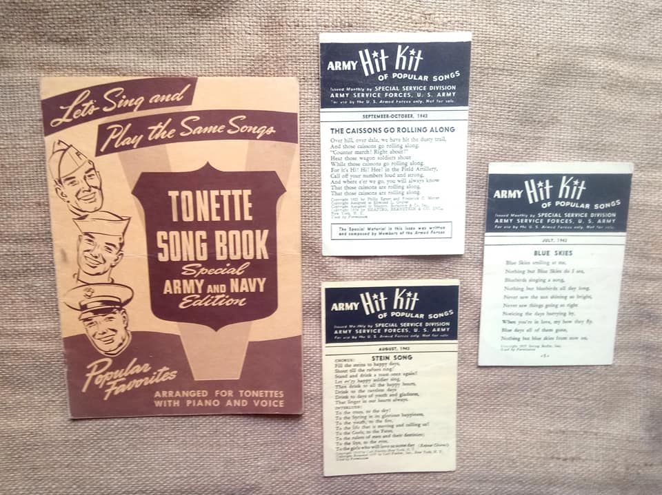 US Army WWII Tonette Booklets